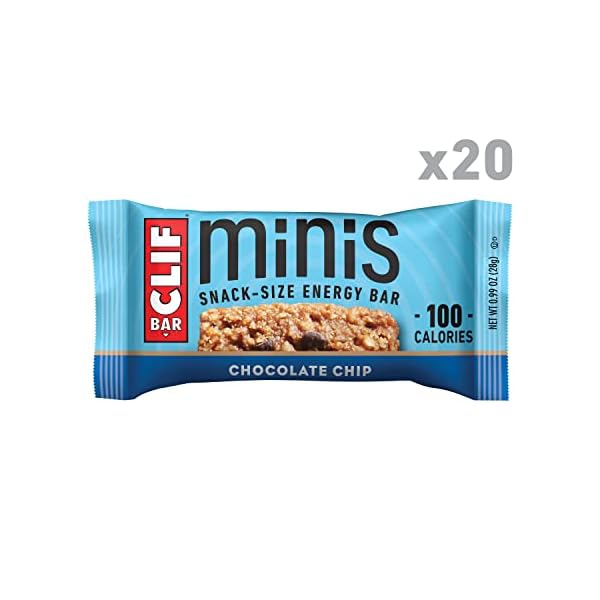 CLIF BARS - Mini Energy Bars - Chocolate Chip - Made with Organic Oats - Plant Based Food - Vegetarian - Kosher (0.99 Ounce Snack Bars, 20 Count) – Bild 3