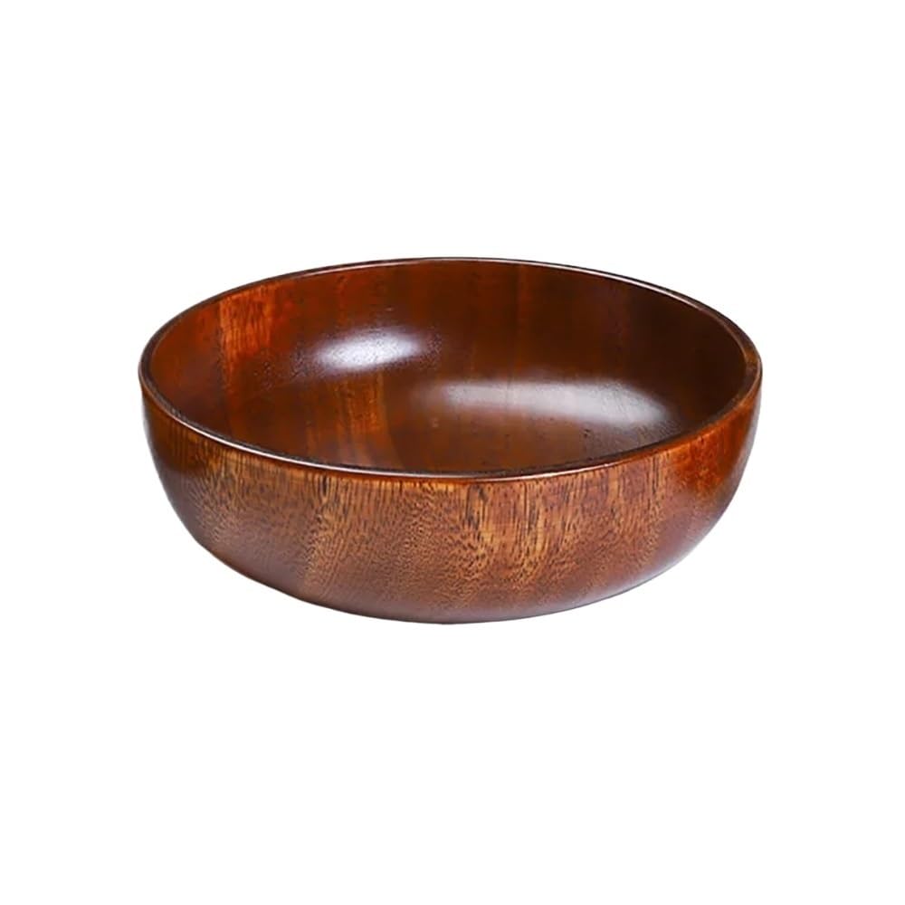 Fruitero de madera, Ensalada de madera y frutero Cuencos for servir Centro mesa estilo granja(16cm7cm)