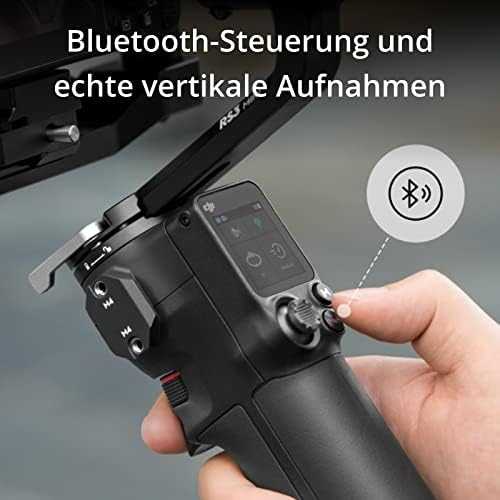 Bild 2 - DJI RS 3 Mini, Leichter Stabilisator mit auf DREI Achsen stabilisiertem Gimbal für Canon/Sony/Panasonic/Nikon/Fujifilm, 2 kg getestete Zuladung, Bluetooth-Aufnahmetaste, Native vertikale Aufnahme
