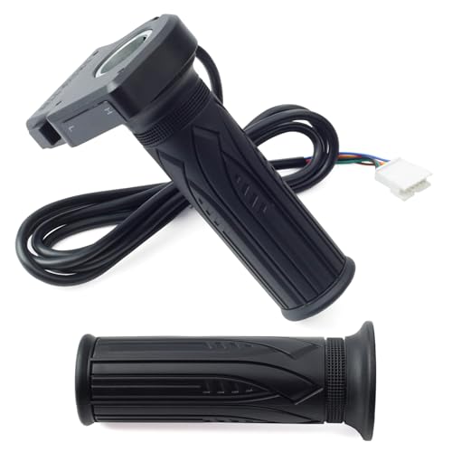 36V Throttle Grip Replacement for Jetson Bolt Pro Electric Bike for Jetson Atlas for Dyu D3F D2F C3 C4 for ANCHEER with LCD Voltage Display and Cruise Controll Function Key
