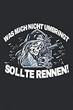  Frauen Feldjäger Notizbuch: Was mich nicht umbringt sollte rennen Frauen Feldjäger Soldaten Notizbuch Terminplaner mit 120 Seiten und liniertem Papier