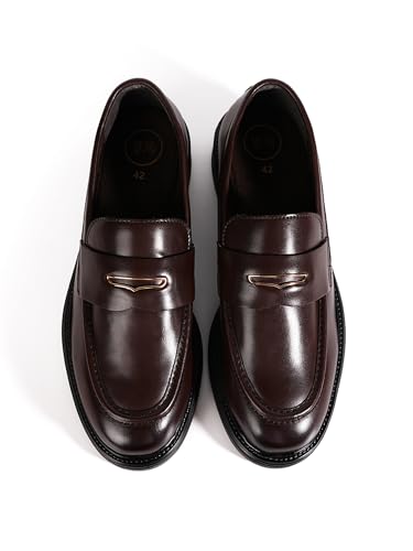 Image of Monkstory Cosmopolitan Gold Embellished Penny Loafers