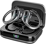 Wireless Earbuds Bluetooth 5.4 Headphones, Noise Canceling Ear Buds with 75hr Playtime, LED Power Display, IPX7 Waterproof Earphones Over Ear Earphones for Sports/Workouts