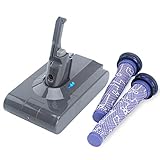 ELEFLY 21.6V 4500mAh Lithium Battery Replacement for Dyson V8 Battery, Compatible with Dyson V8 Animal V8 Absolute Cordless Handhold Vacuum Cleaner Battery