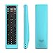 SIKAI Remote Case Compatible with Vizio XRT136 Smart TV Remote Skin-Friendly Shockproof Silicone Cover for Vizio XRT136 Remote Washable Anti-Lost with Remote Loop (Glow in Dark Blue)