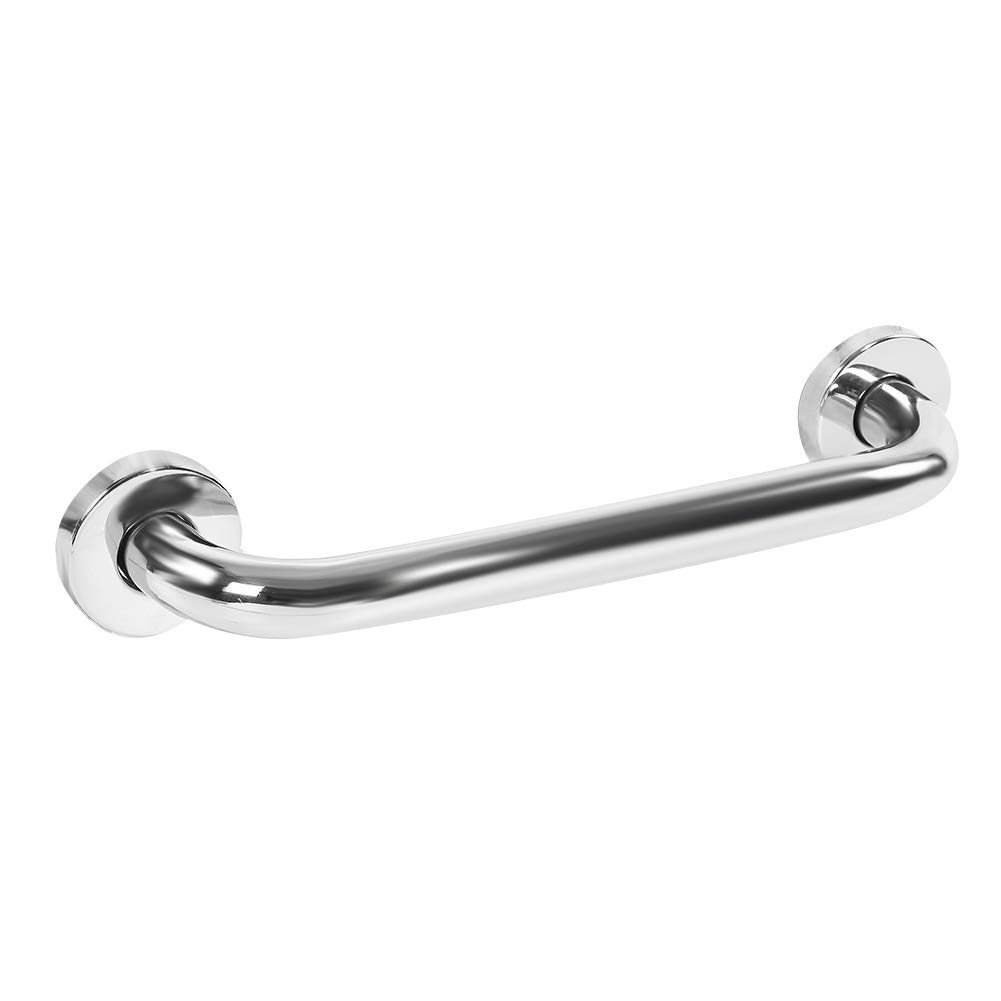 30cm Bathroom Handrail Grab Bar for Bathtub, Anti-Slip Pattern Stable and Reliable, Thicken Stainless Steel Chrome Grab Handles, Safety Hand Rail, for Bathroom Toilet Kitchen Stairs