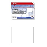Holzfreies Papier, 170 g/m² Herlitz-10621308- Karteikarten, DIN A5, blanko, Weiß VE=100