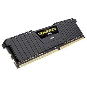Corsair CMK16GX4M1A2400C14 Vengeance LPX 16GB (1x16GB) DDR4 2400MHz C14 XMP 2.0 High Performance Desktop Arbeitsspeicher, schwarz