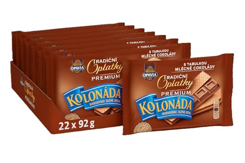 OPAVIA Kolonáda Premium Spa Waffles Chocolate con leche 22 x 92 g