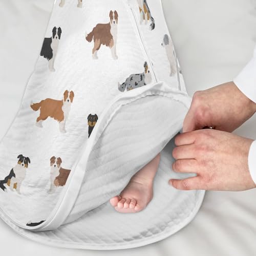 Image of vvfelixl Bright Funny Dinosaurs Baby Sleeping Bag Sleep Sack,Baby Wearable Blanket Sleep Suit for 0-6 Months