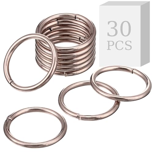 Image of Yaocom 30 Pcs 15% Silver Brazing Joint Solder Ring Silfos Rings for 1 /2 inch O. D. Copper Tubes Silver Solder Brazing Ring for HVAC Copper Tubes Small Welding Process