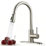 VALISY Kitchen Faucet with Pull Down Sprayer, Modern Single Handle Pull Out...