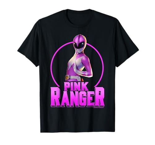 Power Rangers Pink Ranger Simple Portrait T-Shirt