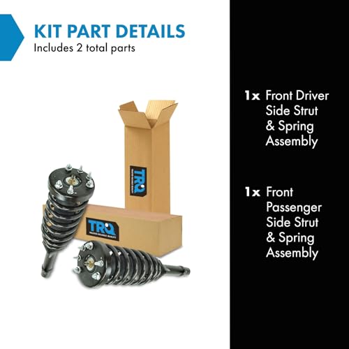 Image of TRQ Front Driver and Passenger Side Strut and Spring Assembly Set Loaded Pre-Assembled Compatible with 10-11 Honda Accord Crosstour 12-15 Crosstour