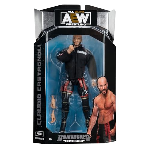 Ringside Claudio Castagnoli - AEW Unmatched Series 9 Toy Wrestling Action Figure