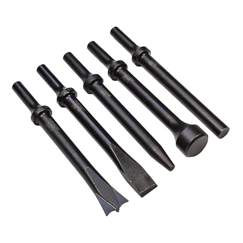 Image of Mayhew Tools 32222 Pneumatic Tool Set, 5-Piece General, Black Oxide Finish