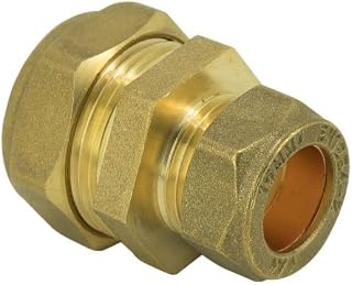 15mm x 10mm Brass Compression Reducing Coupling