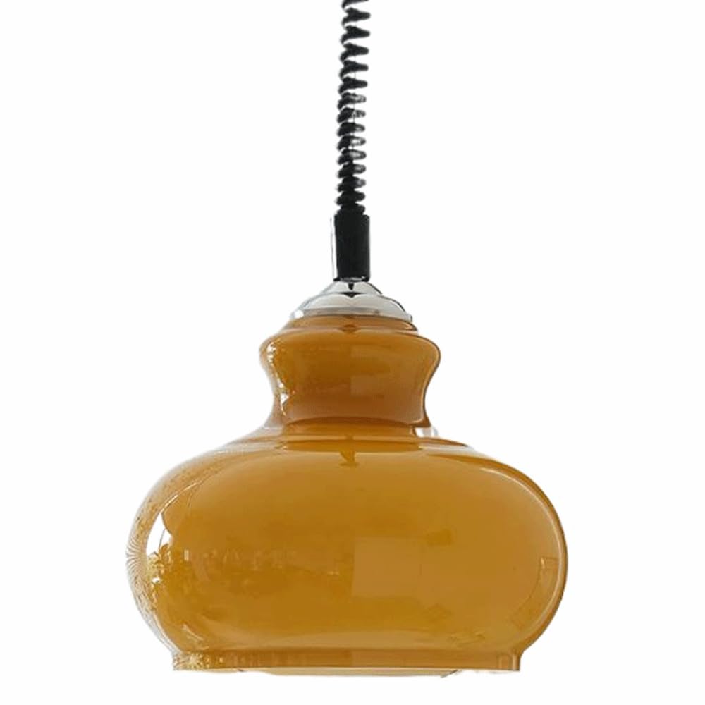 Lustre vintage en verre HAIDU pour l'ambiance de la chambre