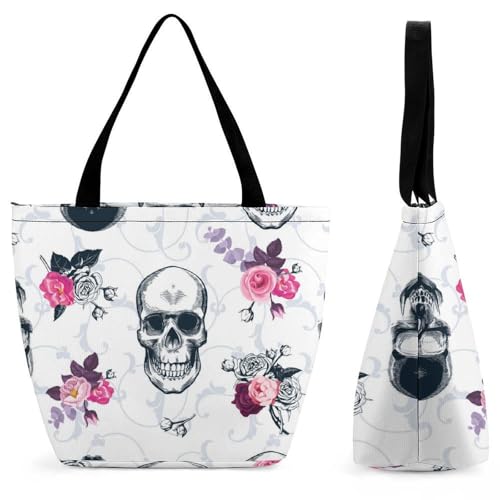 Sac à main crâne fleuri une idée cadeau originale pour femme active