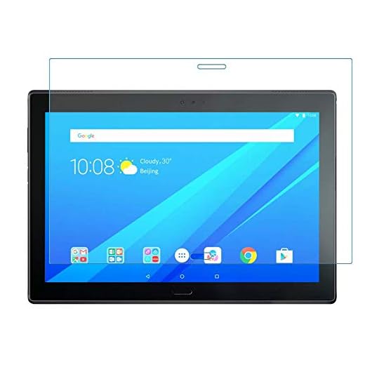 Vaxson 4-pack skärmskydd, kompatibel med Lenovo Tab 4 10 Plus TB-X704, TPU Guard filmskydd klistermärke [INTE härdat glasfodral]
