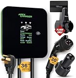 MACH 2:Fast Level 2 EV Charger 48 amp Garage-pro Wall-Mount. Electric Vehicle...