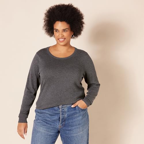 Image of Amazon Essentials Women's Long-Sleeve Lightweight Crewneck Sweater, Flattering (Available in Plus Size)