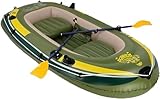 Bote Inflable, Kayak Inflable, Kayak de Pesca Inflable para Dos Personas, Bote Inflable portátil de PVC Engrosado,