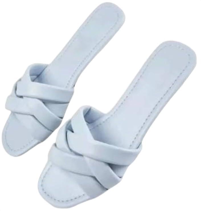 Priyansh Fashion Sandals women flats slipper for Casual Wear,Party and Formal Wear women footwear flats women or girls (Sky Blue, 4) (B0CQT2W3RB) Amazon Price History, Amazon Price Tracker