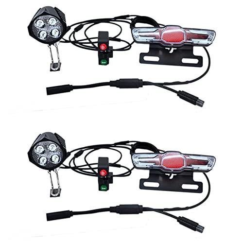 Luces ebike para motor central con bocina de apoyo y luz de rastreo tipo B