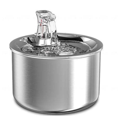 Fuente de Agua para Gatos Acero Inoxidable 2L miniatura 1