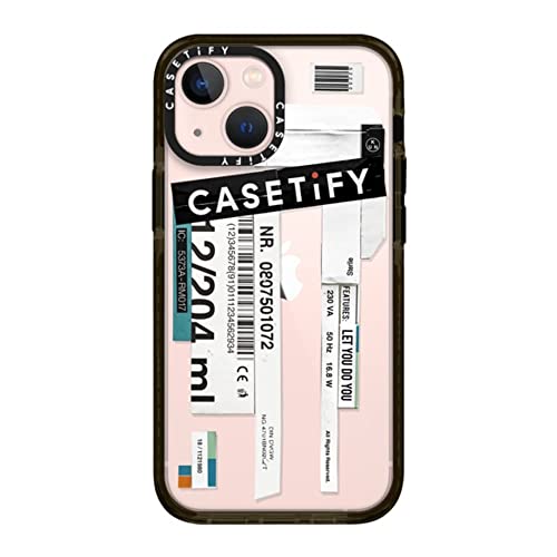 CASETiFY �C���p�N�g�P�[�X iPhone 13 Mini - Casetify - �N���A �u���b�N