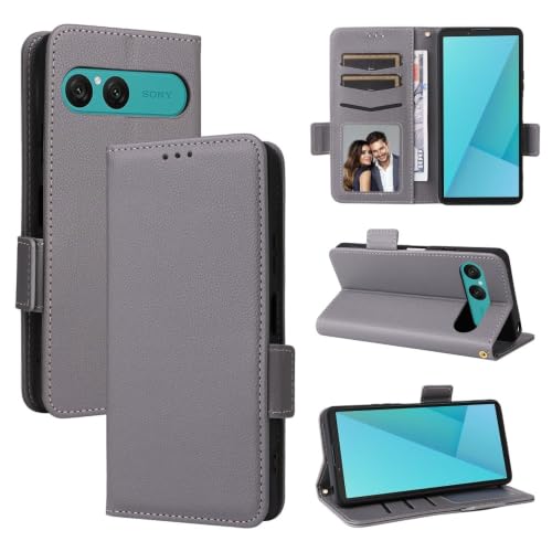 Housse Xperia 10 V 5G 2023 rabat magnétique et rangement cartes