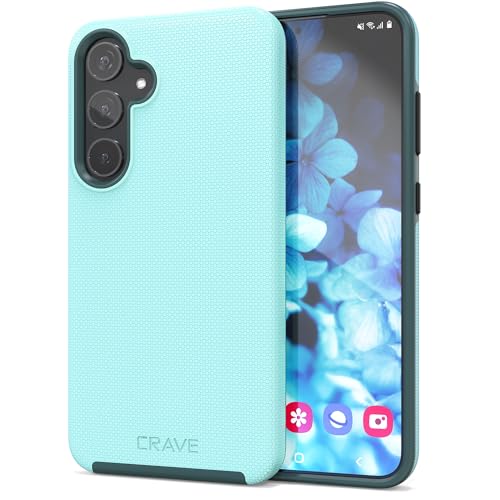 Image of Crave for Samsung Galaxy S24 Plus Case, Shockproof Protection Dual Layer Case for Samsung Galaxy S24 Plus (6.7 inch) - Aqua