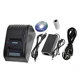 Excelvan NERO 58 mm stampante termica per ricevute stampante scontrini Stampante POS 58 mm POS ESC Printer