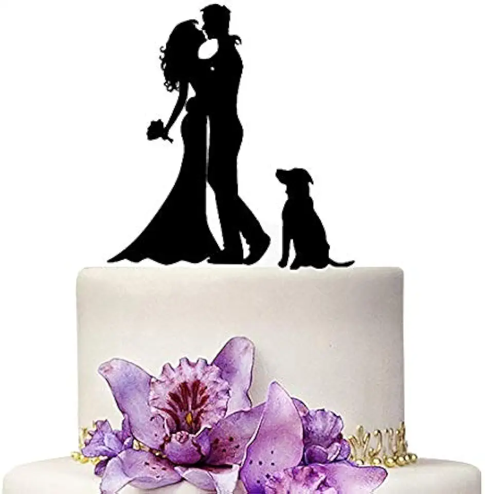 YAMI COCU Wedding Cake Topper Bride and Groom...
