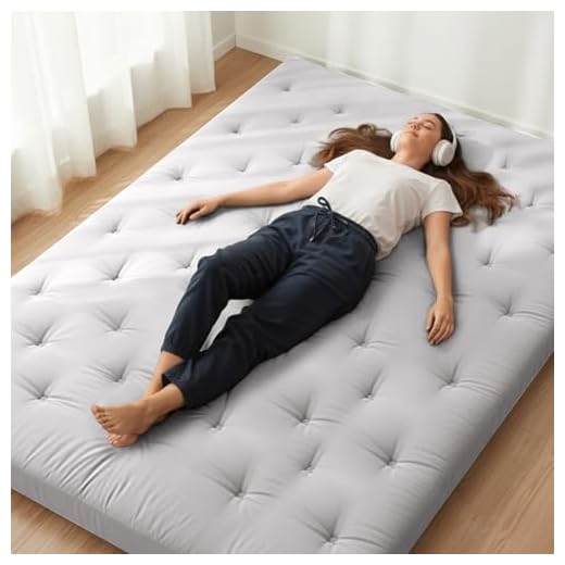 ZonLi Japanese Floor Futon Mattress Queen Size 80"x 60", 100% Cotton Cover 2.5'' Thicken Tatami Mattress, Foldable Sleeping Pad, Portable Dormitory Tatami Mat, Roll Up Floor Lounger Bed for Adult