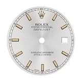 ROUHO Quadrante Orologio Acciaio Inox Frontale Metallico 30.5mm 8215 2813 8205 ST16 Meccanismo Automatico Riparazione Ricambio Parte per Rolex Oyster Perpetual Datejust - A7