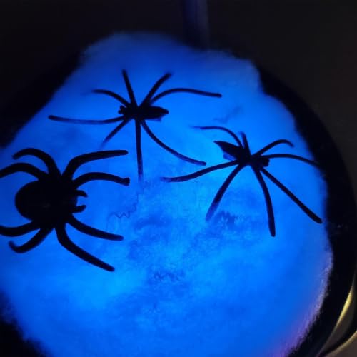 Caldero negro Halloween de diseño clásico con iluminación interior integrada 6