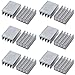 12PCS Aluminum HeatSinks 13 * 11 * 5MM Heat Sink Cooler for Mos Cooling IC GPU Cooler Electronic Parts DIY