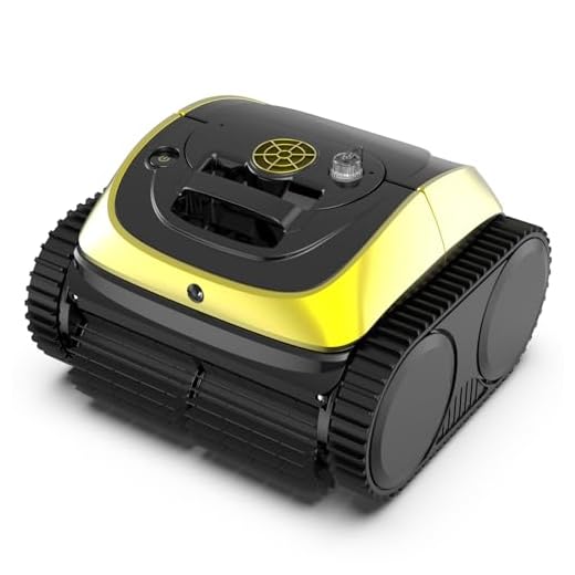 WYBOT 2023 Premium Cordless Robotic Pool Cleaner, Automatic Pool Vacuum with Powerful Suction, LED Indicator, Last 90 Mins, Self-Parking, Ideal for Above/In-Ground Flat Pools up to 40 Feet-Osprey 300