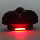 UDee Bicycle Saddle Seat Cushion with LED Tail Light | Comfortable Wide Big Bum Pad with USB Charging gallery image