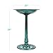 Best Choice Products 28in Pedestal Bird Bath, Vintage Outdoor Resin Accent Decoration w/Fleur-de-Lis Accents - Green