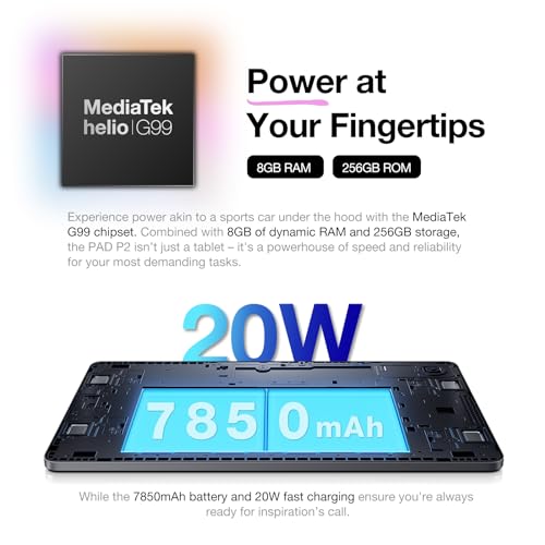 Image of AGM PAD P2 11 inch Android 14 Tablet, 90Hz 480 Nits 1920 * 1200 FHD+ IPS Display, MTK G99, Widevine L1 Certified, Quad Box Stereo Speakers, 7850 mAh, 16(8+8)GB + 256GB[TF 2TB], GPS, Compass, OTG, WiFi