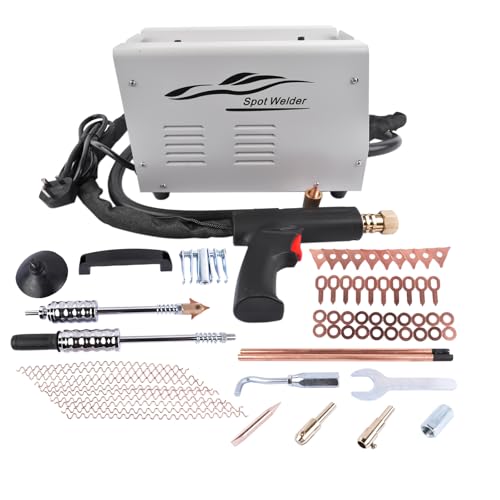 Mazonda Spot Welding Machine Dent Puller Welder Car Body Dent Remover Tool 7 Modes Auto Body 220V 3800A Dent Repair Kit