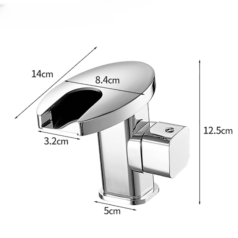 Grifo de Lavabo LED Cascada para evitar salpicaduras y regular la temperatura con facilidad 2