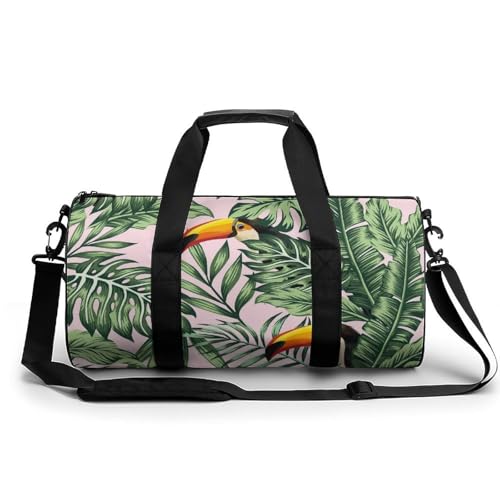 Gym sac de voyage palmier vert : la solution pour alterner sport et week-end sans changer de sac