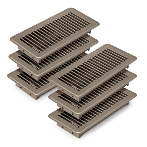 Grille d'aération de sol ajustable pour remplacer une bouche de ventilation cassée