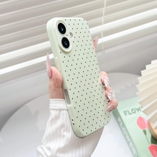 Lovmooful for iPhone 16 Case Cute Polka Dot Design-Green by Lovmooful - Used condition - Image 6
