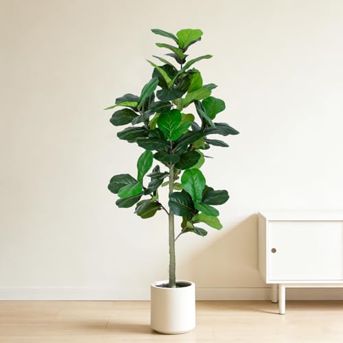 VIVATREES 6FT Fiddle Leaf Fig Artificial Tree with...
