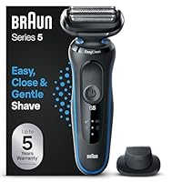 Braun Series 5 Regolabarba Uomo, Rasoio Elettrico Barba, Rifinitore Di Precisione EasyClick,...
